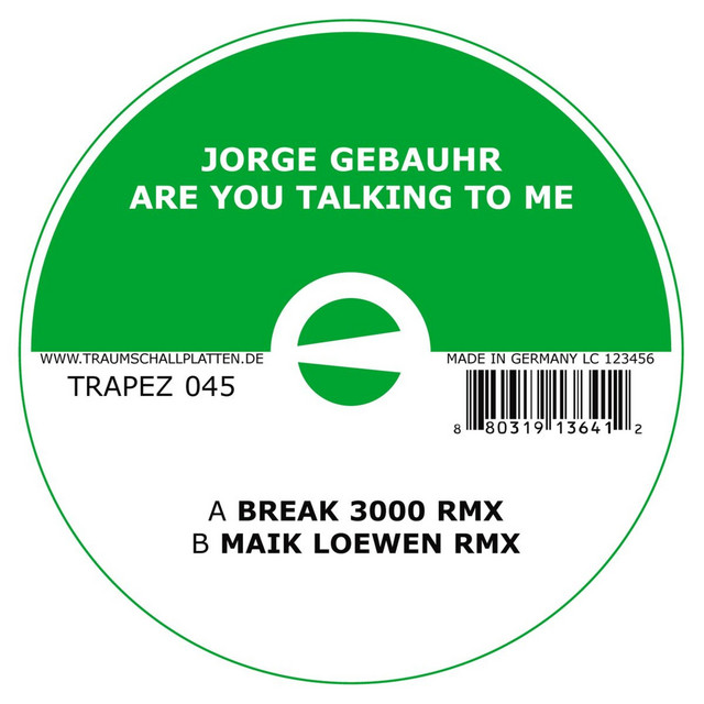 Are You Talking to Me Rmx cover