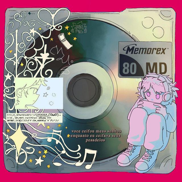 memórias guardadas em um cd cover art