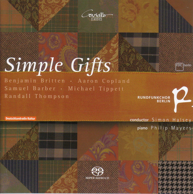 Choral Concert: Berlin Radio Chorus - Copland, A. / Britten, B. / Tippett, M. / Thompson, R. / Barber, S. cover art