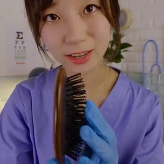 ASMR School Nurse Lice Check cover art