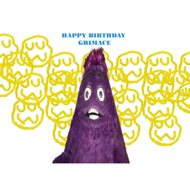 Happy Birthday Grimace cover