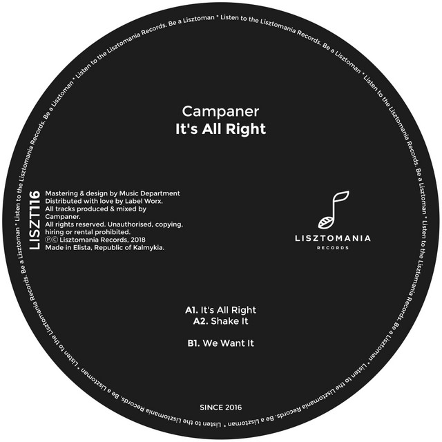 It's All Right cover art