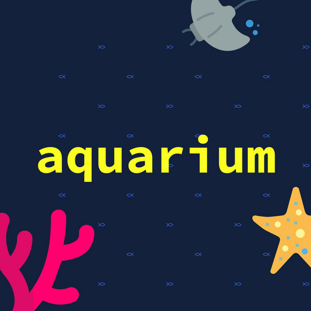 Aquarium cover art