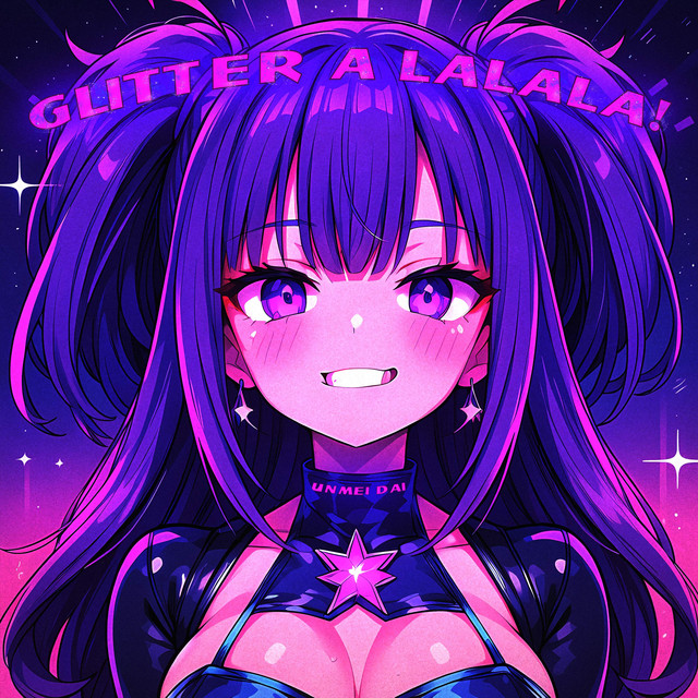 Обкладинка: GLITTER A LA LA LA! — Unmei dai