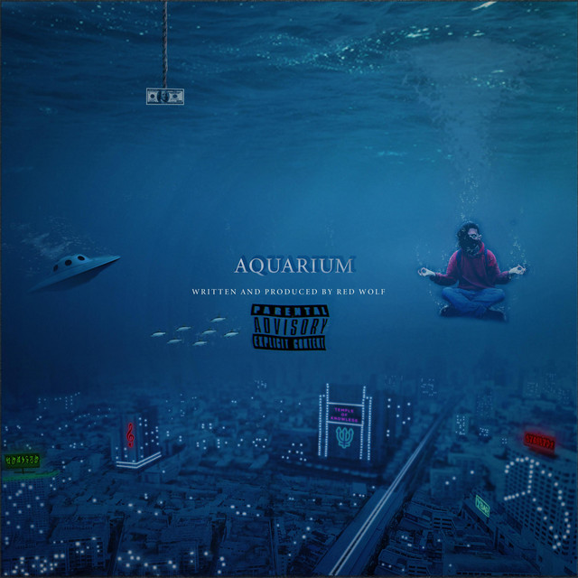 Aquarium cover art