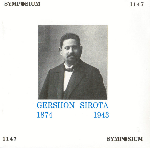 The Great Cantors, Vol. 2: Gershon Sirota (1902-1932) cover
