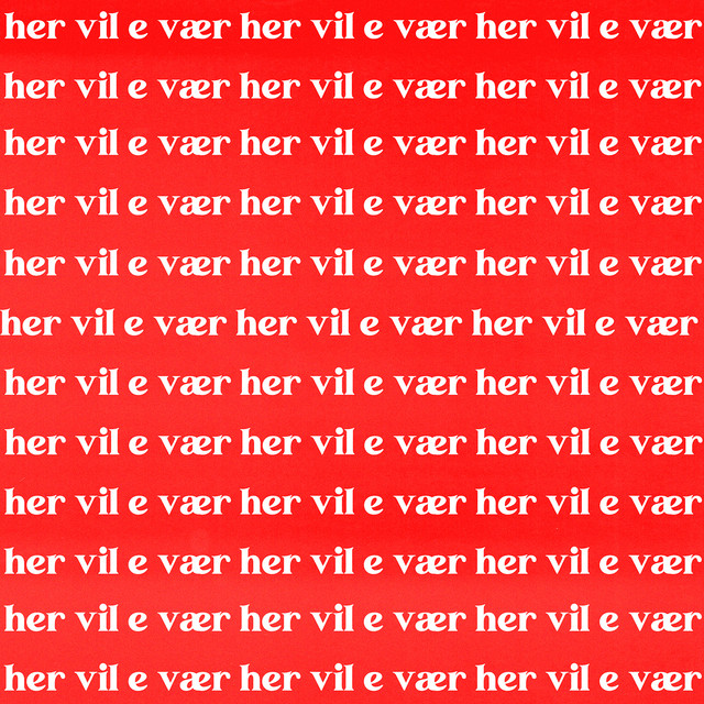 Her vil e vær cover art