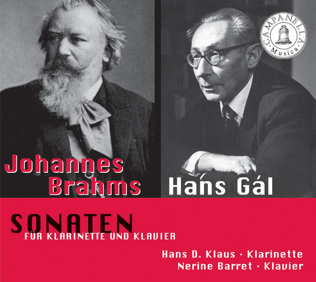 Brahms & Gal: Sonatas for Clarinet and Piano
