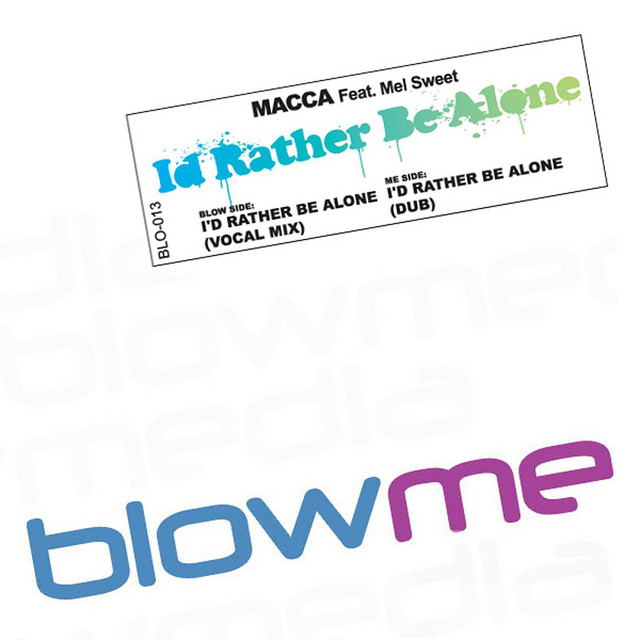I\'d Rather Be Alone - Accapella Tool artwork