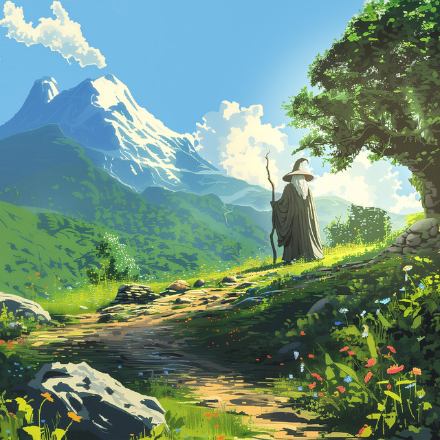 Gandalf's Tales (The Lord of the Rings Lofi) cover art
