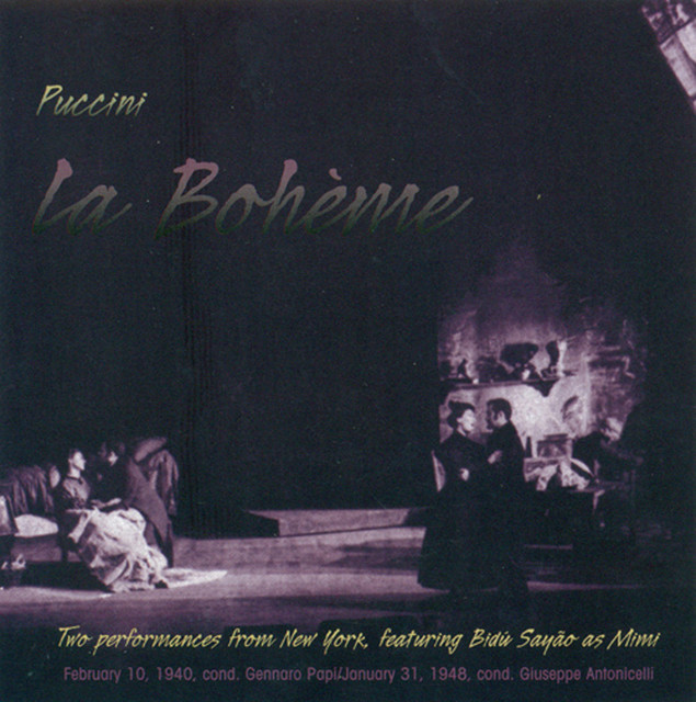 Puccini, G.: Boheme (La) [Opera] (1940, 1948) cover