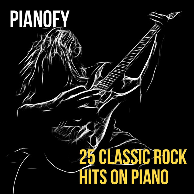 25 Classic Rock Hits On Piano cover art