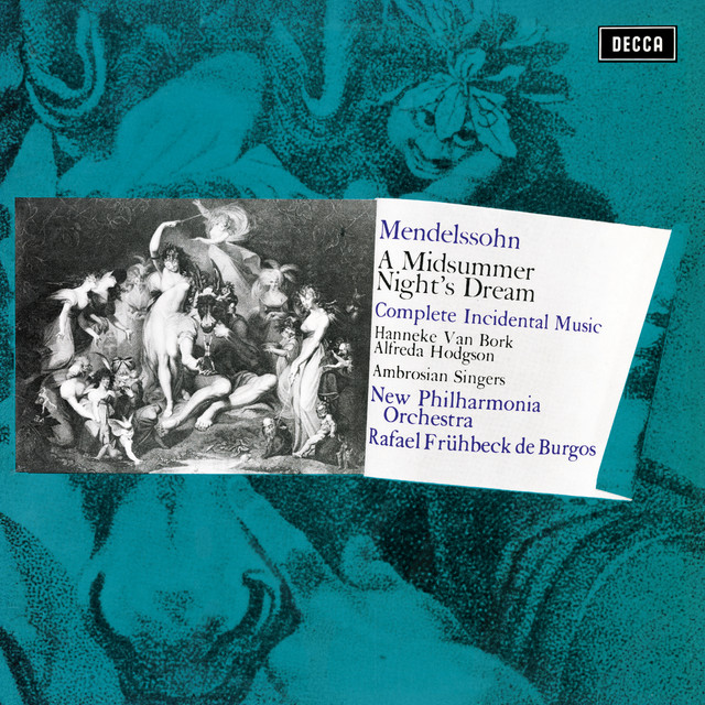 A Midsummer Night's Dream, Op. 61: No. 3, Song with Chorus "Bunte Schlangen, zweigezüngt" cover art