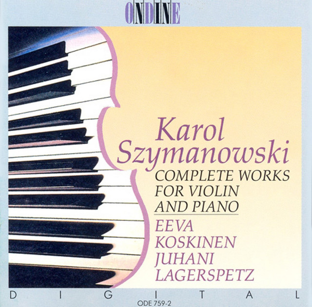 Szymanowski, K.: Violin and Piano Music (Complete) cover