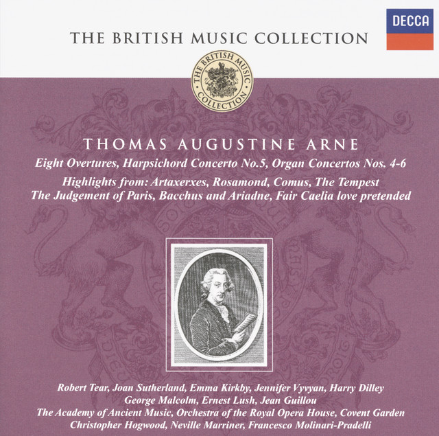 Arne: Overtures/Arias etc