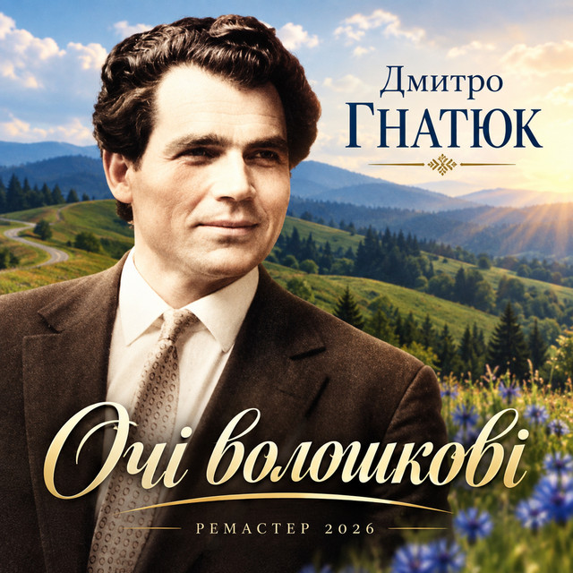 Обкладинка: Очі волошкові - Ремастер 2026 — Дмитро Гнатюк