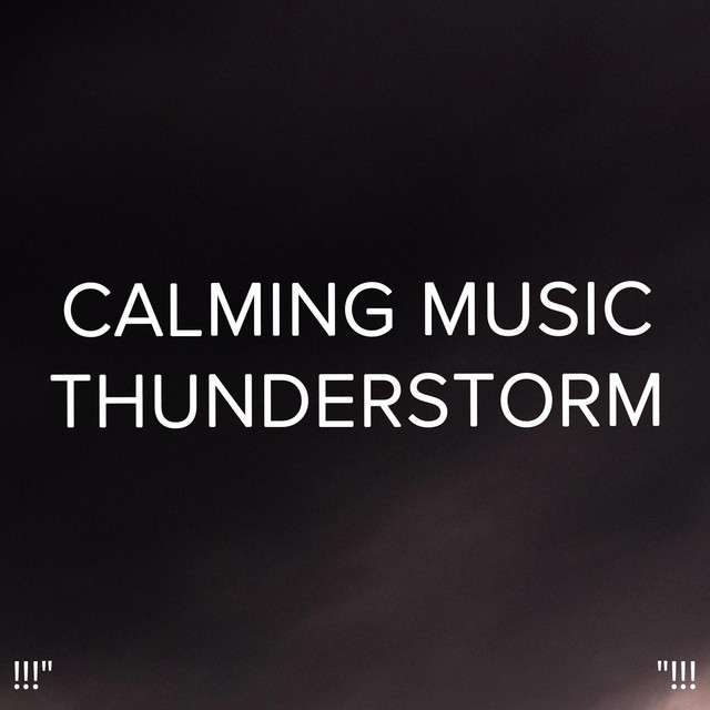 !!!" Calming music thunderstorm "!!! cover art