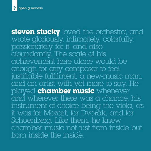 Steven Stucky: Chamber Music