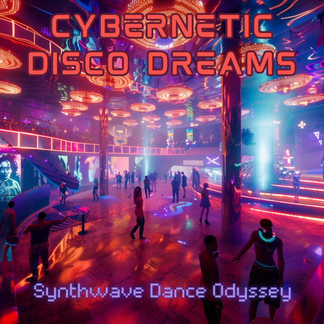 Cybernetic Disco Dreams: Synthwave Dance Odyssey cover art