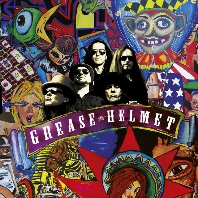 Grease Helmet cover art