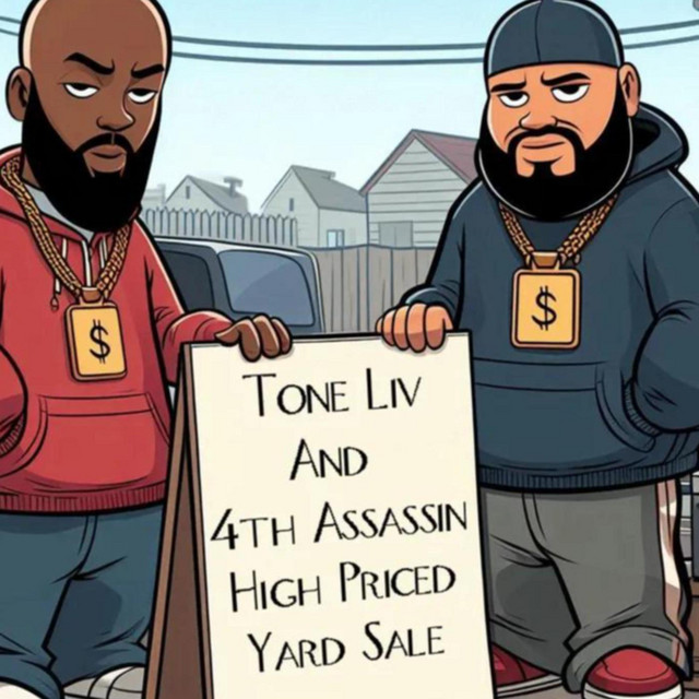 high priced yard sale cover art