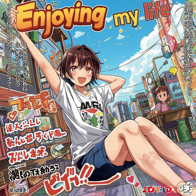 Enjoying my life cover