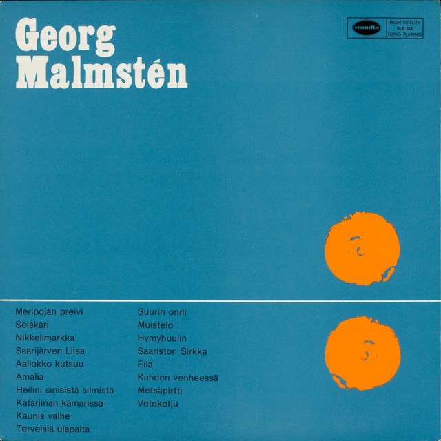 Georg Malmstén cover art