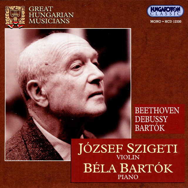 Great Hungarian Musicians - József Szigeti, Béla Bartók cover art