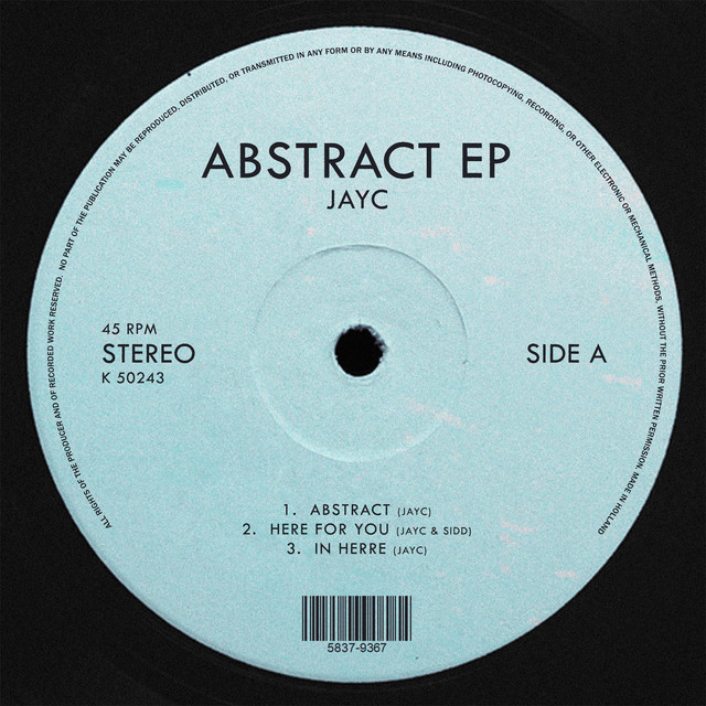 Abstract EP cover art
