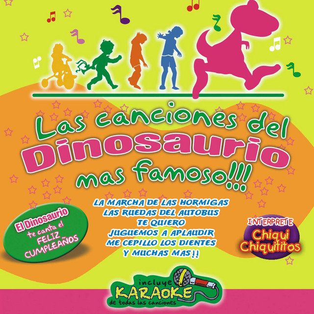 Las Canciones del Dinosaurio mas Famoso cover art