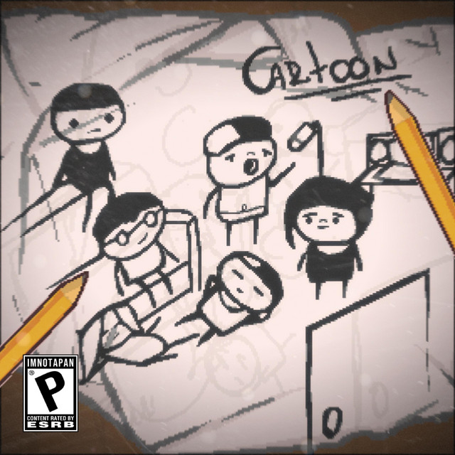 Cartoon cover art