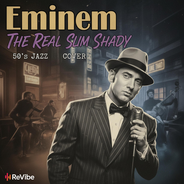 The Real Slim Shady 1950s Rat Pack Jazz Cover cover art