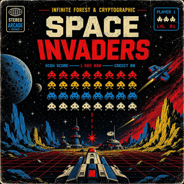 Обкладинка: Space Invaders — Infinite Forest