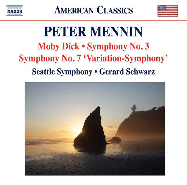 Mennin: Moby Dick - Symphonies Nos. 3 and 7 cover art