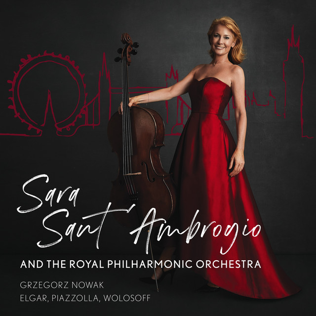 Elgar, Piazzolla, Wolosoff cover art