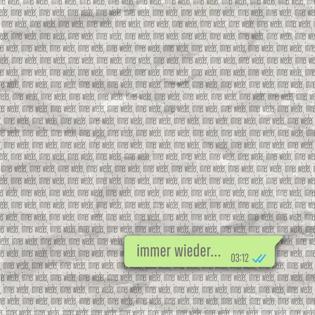 Immer wieder cover
