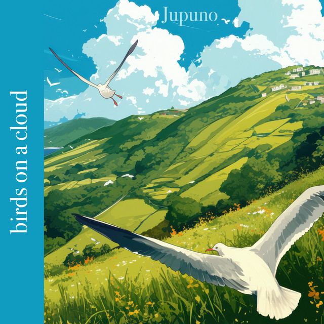 birds on a cloud cover