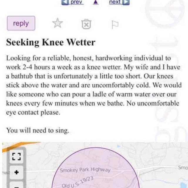Knee Wetter cover
