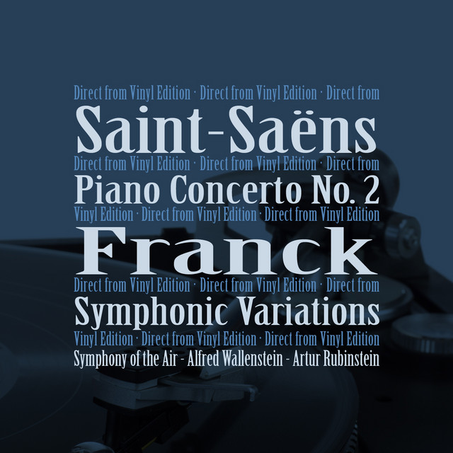 Saint-Saëns: Piano Concerto No. 2, Op. 22 - Franck: Symphonic Variations, M. 46 cover art
