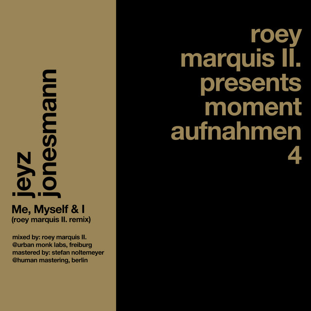Me, Myself & I - Roey Marquis II. Remix