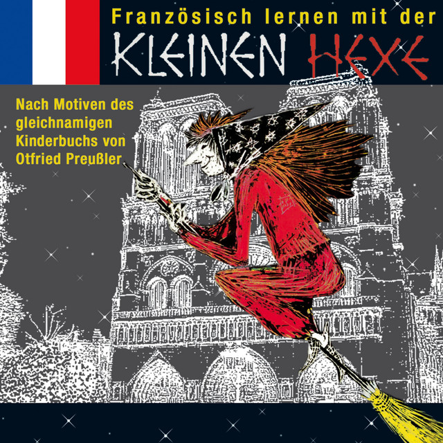 Französisch lernen mit der kleinen Hexe cover