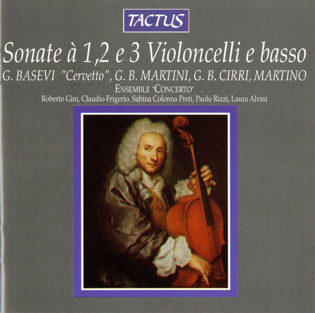 Sonate à 1, 2, e 3 Violoncelli e basso cover art