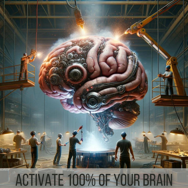 Activate 100% Of Your Brain: Neurological Activation at 432Hz for Unlimited Achievement cover art
