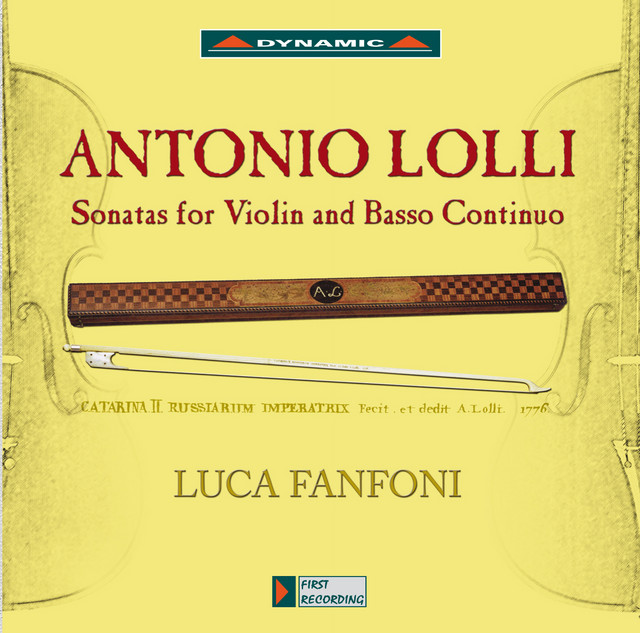Lolli: Sonatas for Violin and Basso Continuo cover