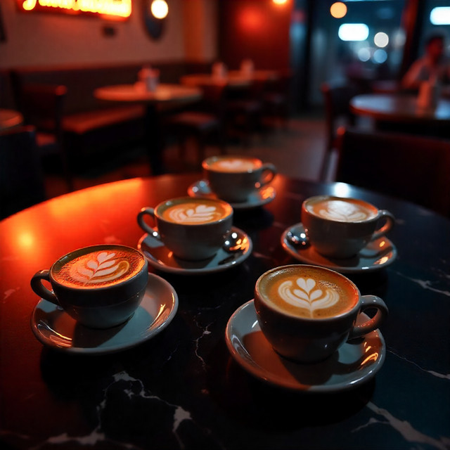 Coffee House Avant Garde Jazz Improvised Evenings (Instrumental) cover art