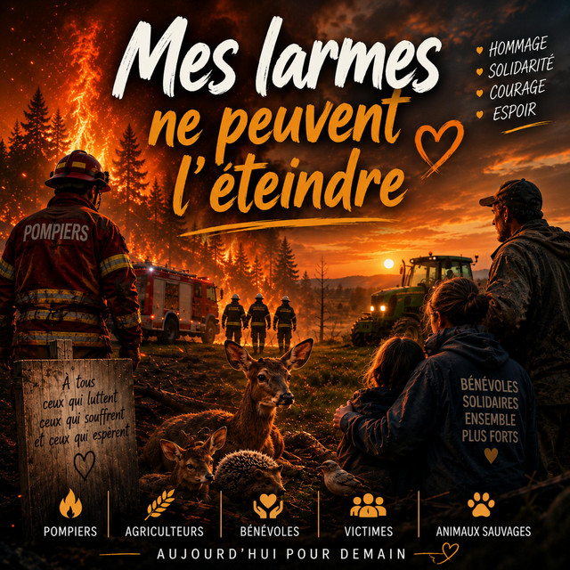 Mes larmes ne peuvent l'éteindre cover