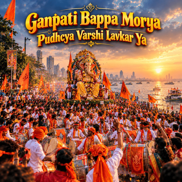 Ganpati Bappa Morya Pudhcya Varshi Lavkar Ya album image
