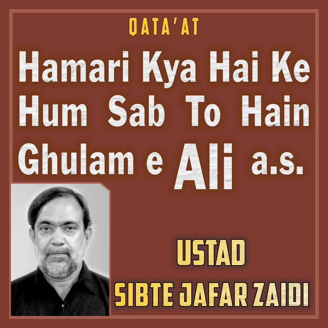 Hamari Kya Hai Ke Hum Sab To Hain Ghulam e Ali a.s. cover art