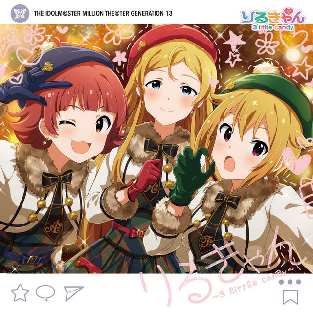 THE IDOLM@STER MILLION THE@TER GENERATION 13 LilCan ～3 little Candy～ cover