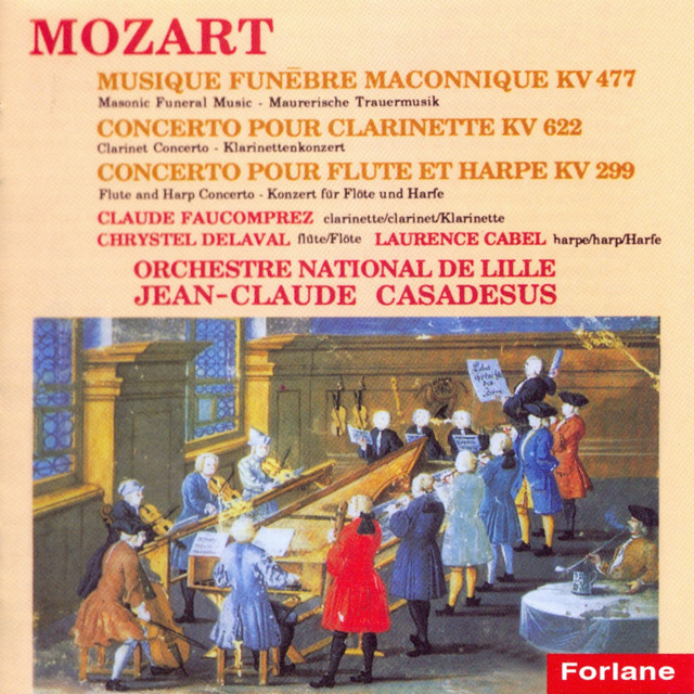 Mozart: Musique funèbre maçonnique, K. 477 - Concertos, K. 622 & K. 299 cover art